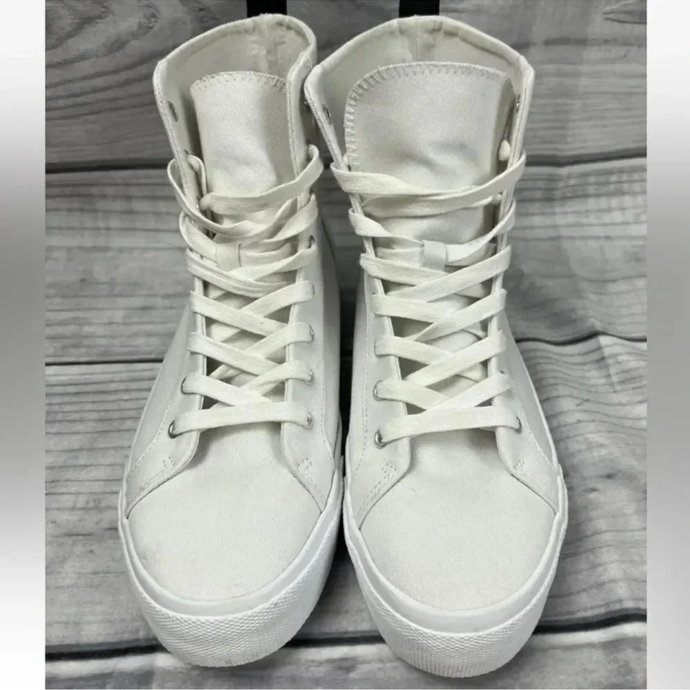 Zara Disney Mickey Mouse High Top Canvas Sneakers In Pristine Condition 37 size